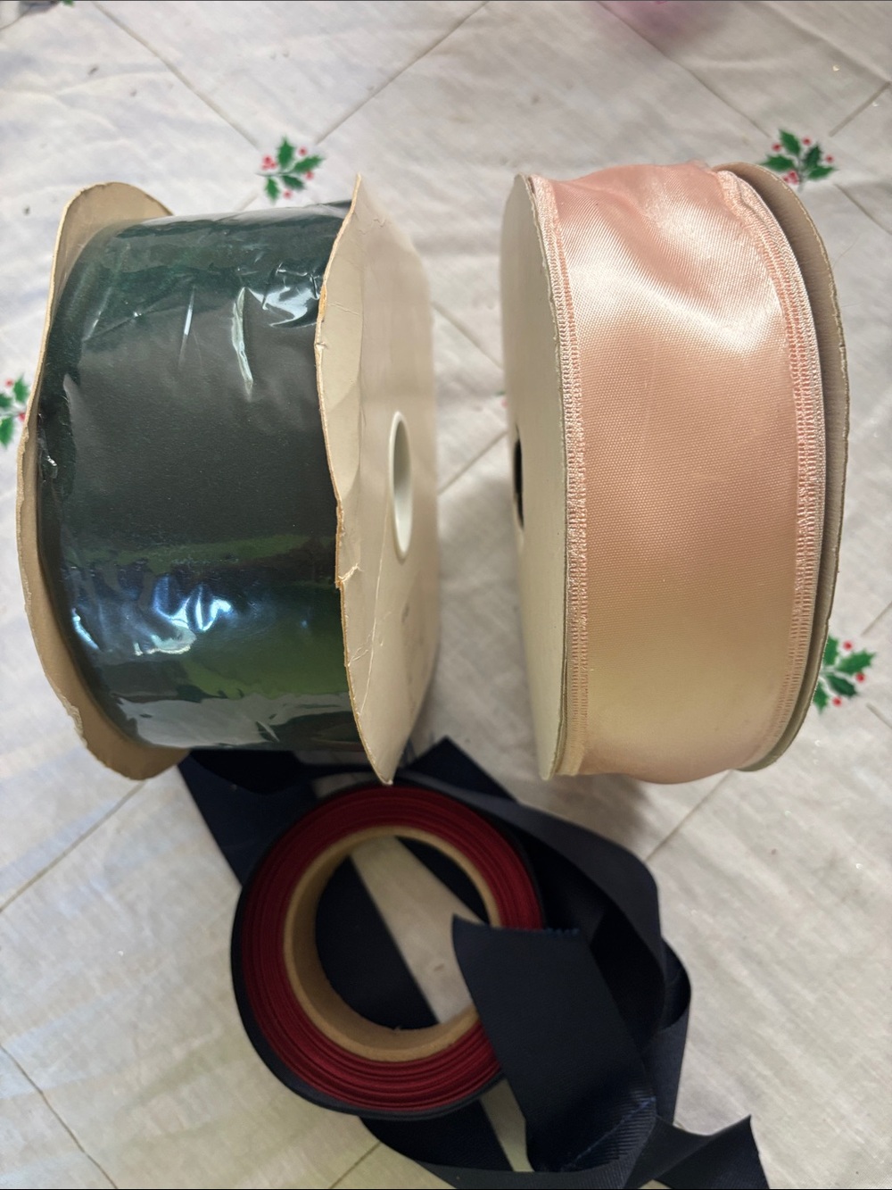 Satin Ribbon Bundle - 4 pcs - Picture 2 of 3